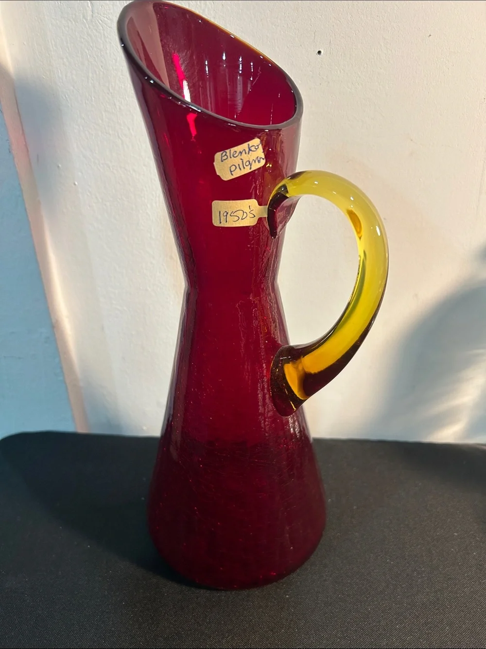 BLENKO tall cranberry